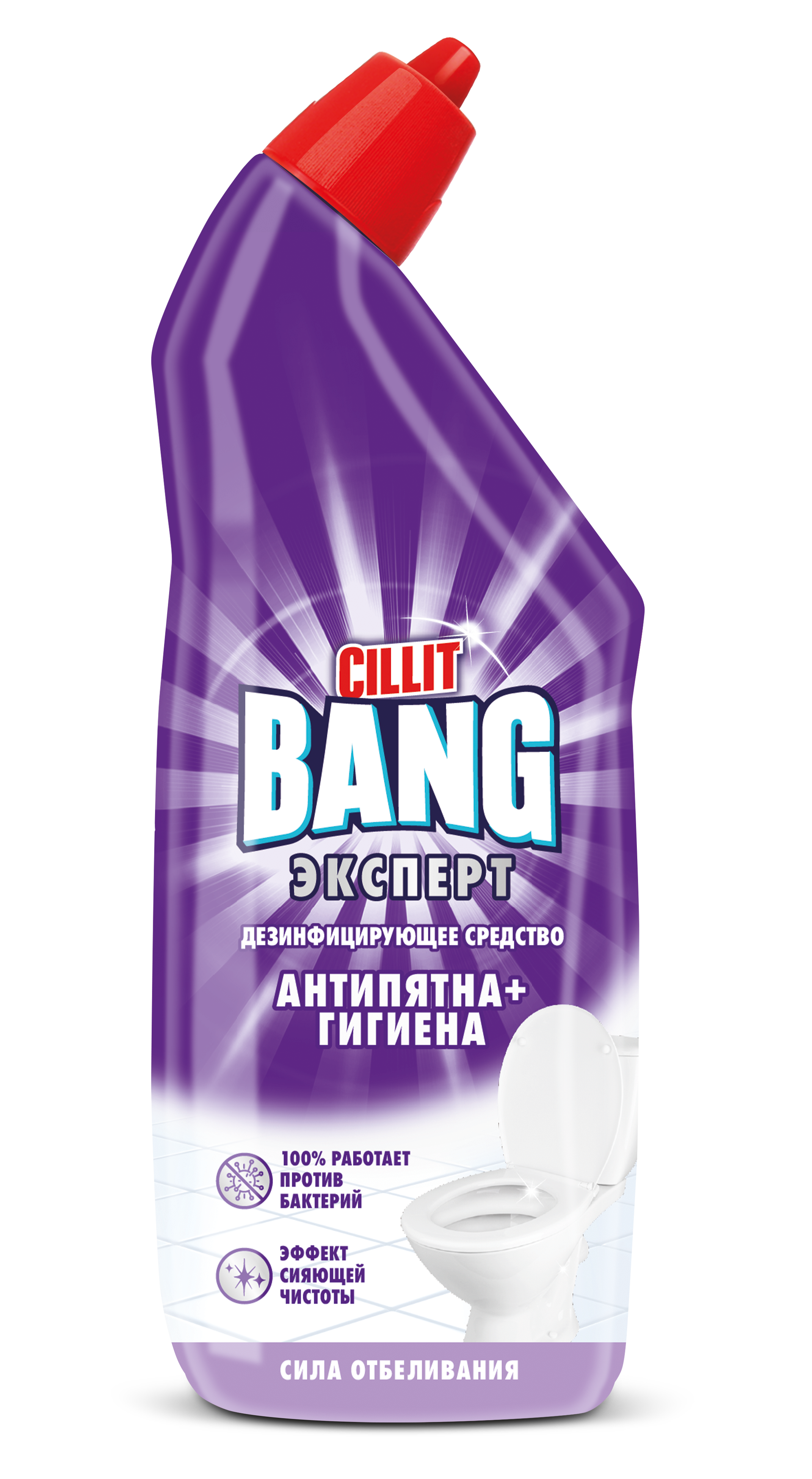 Антипятна+Гигиена Сила отбеливания Гель для туалета